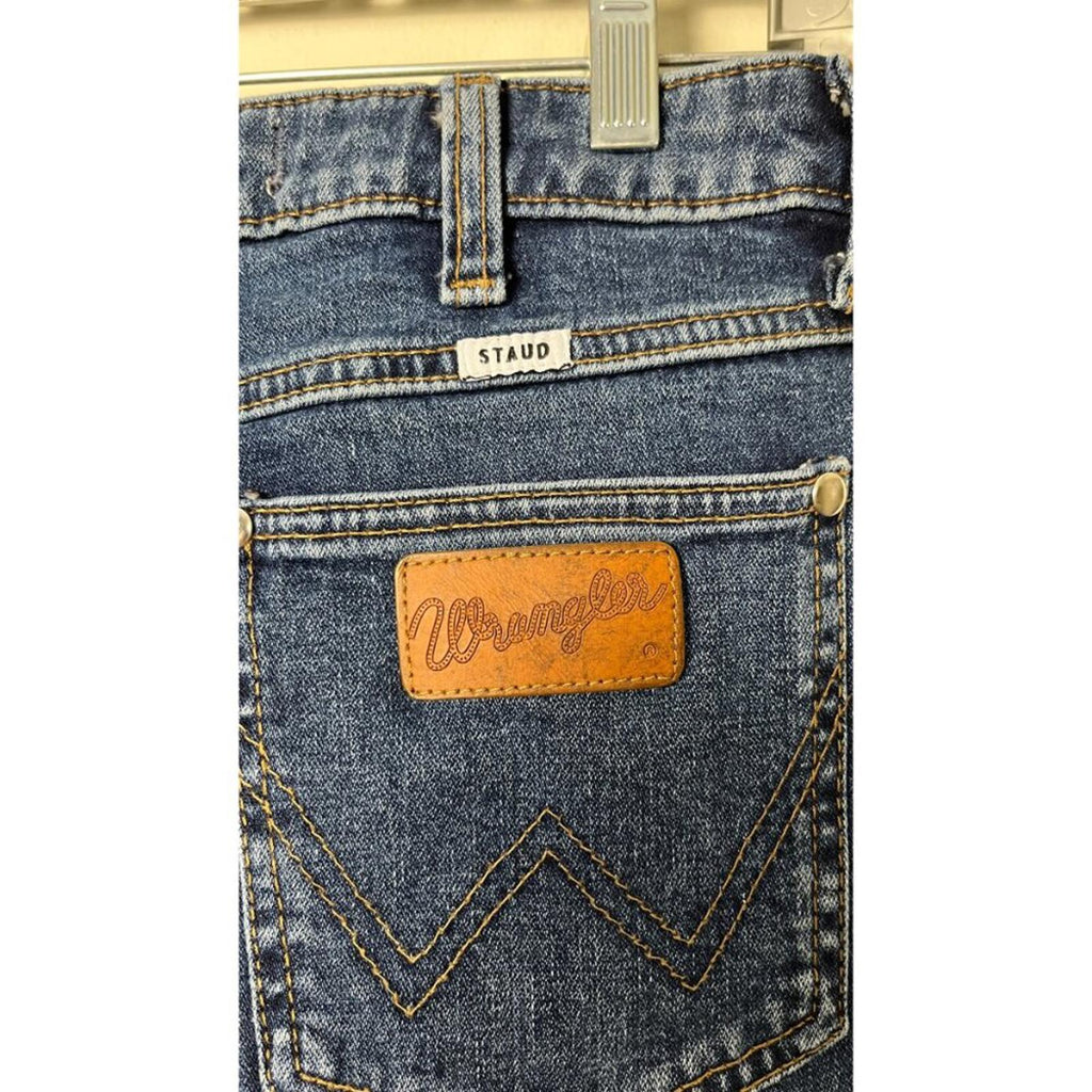 Wrangler + STAUD THE LOOSE JEAN FLARE BOOTCUT WESTERN JEANS 26