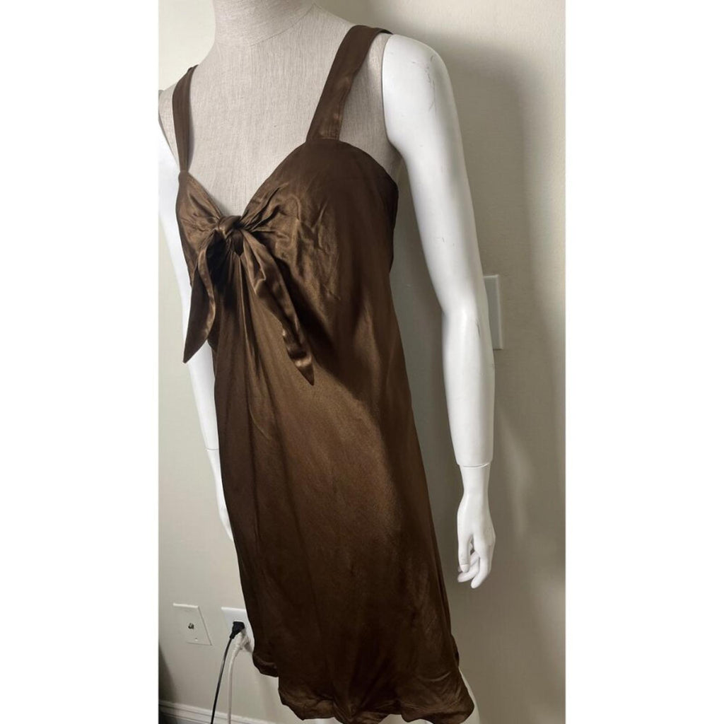 RAQUEL ALLEGRA SILK SLIP DRESS 6women