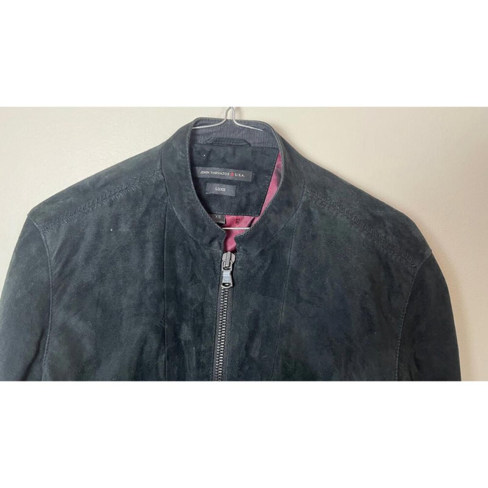JOHN VARVATOS Star USA Goatskin Leather Jacket