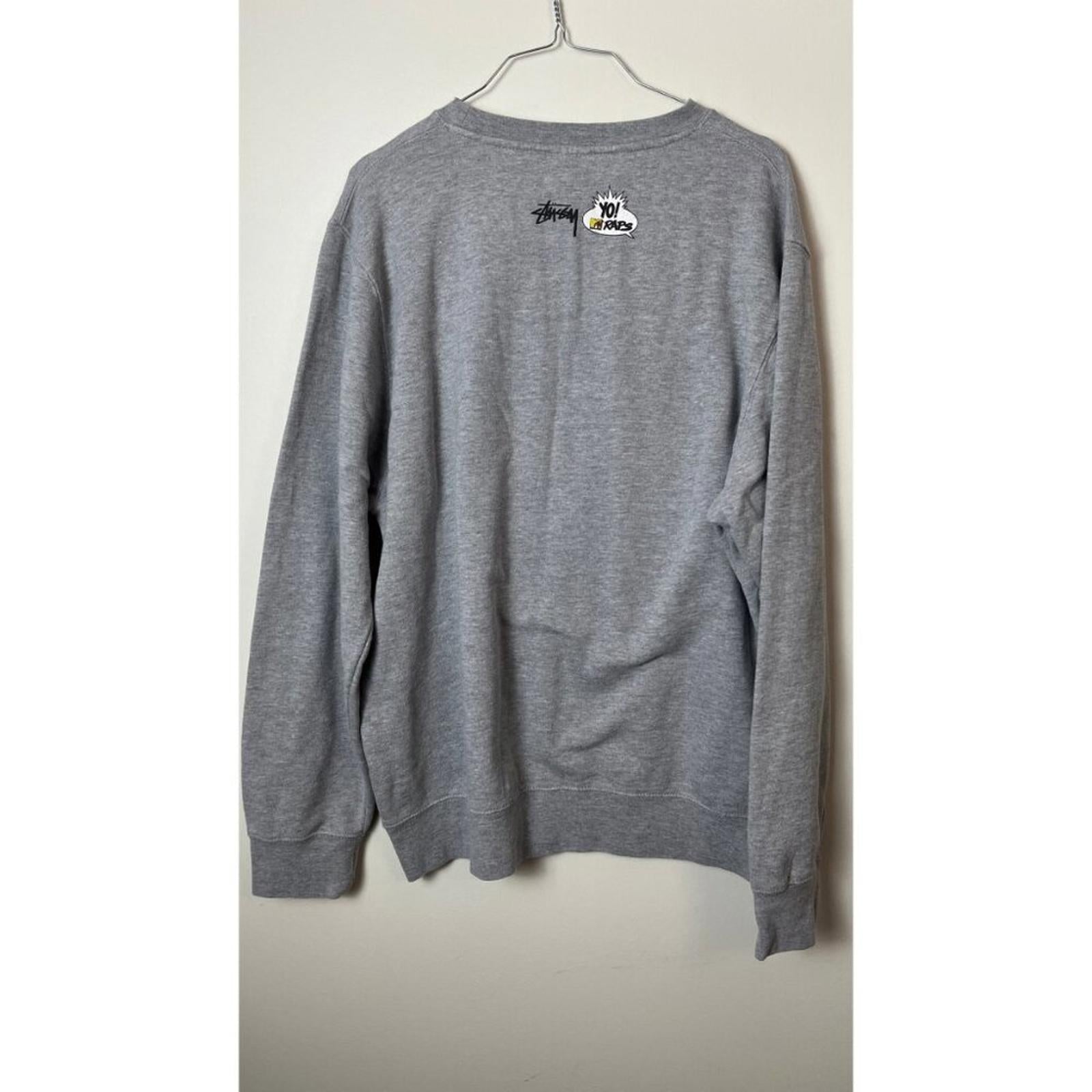 STUSSY X  DE LA SOL Yo Mtv Raps Crewneck
