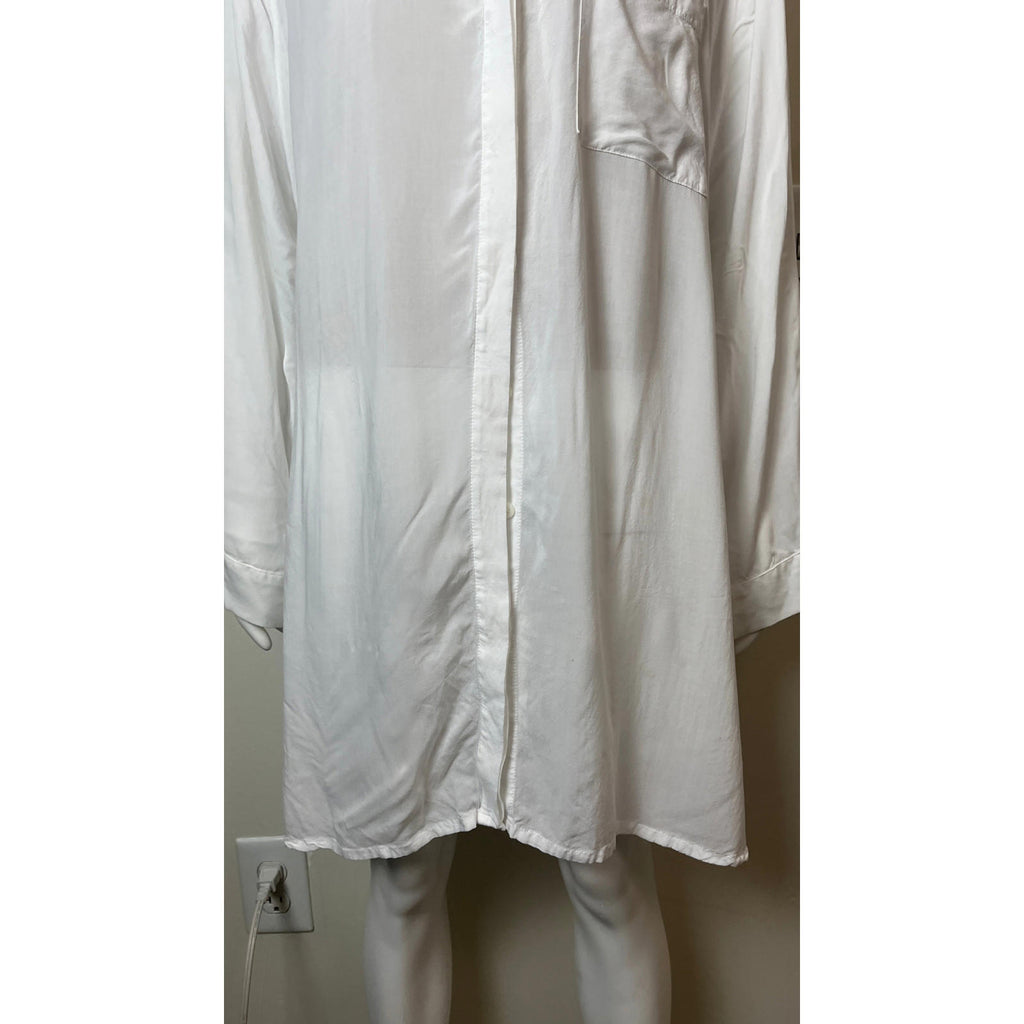 JONNY COTA Oversized White Blouse