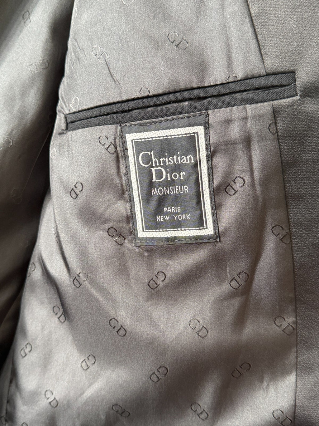 Vintage Christian Dior Tuxedo Jacket 44R UNION MADE