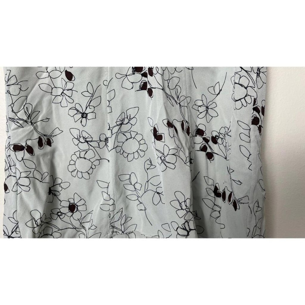 MARNI COLLECTION SILK FLORAL BLOUSE SMALL