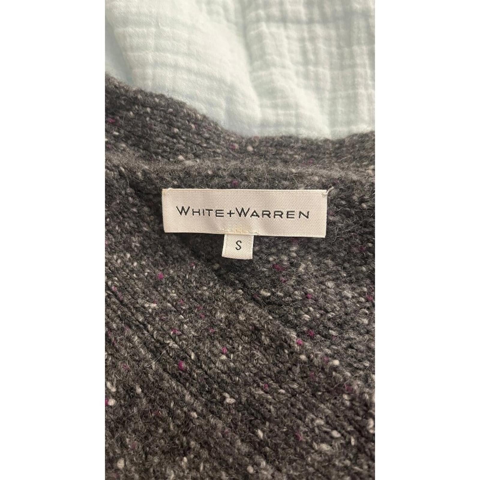 WHITE +  WARREN Cashmere Cardigan