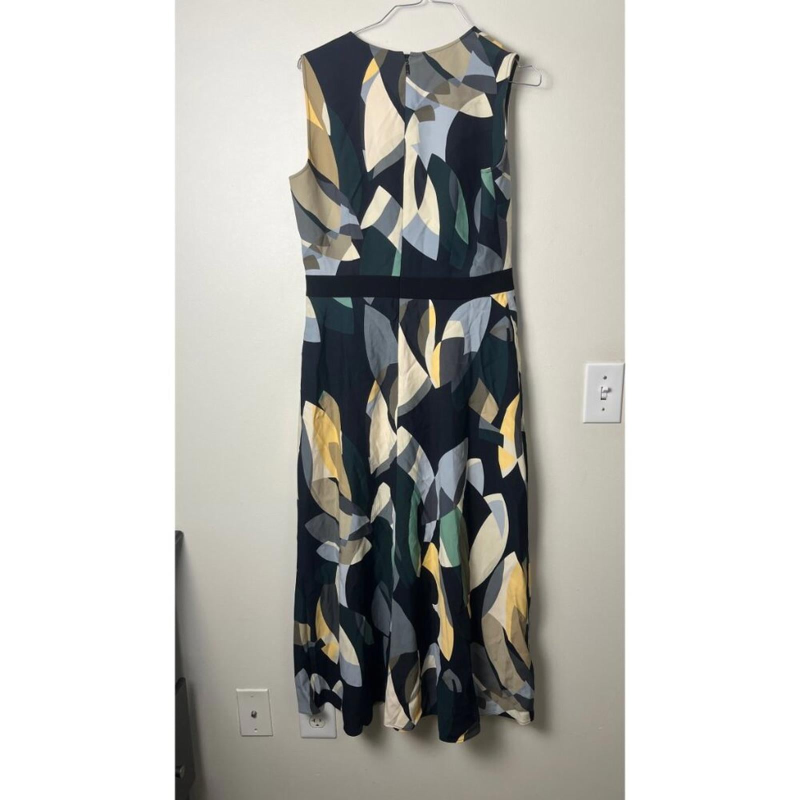 LAFAYETTE 148 Geometric Print Dress