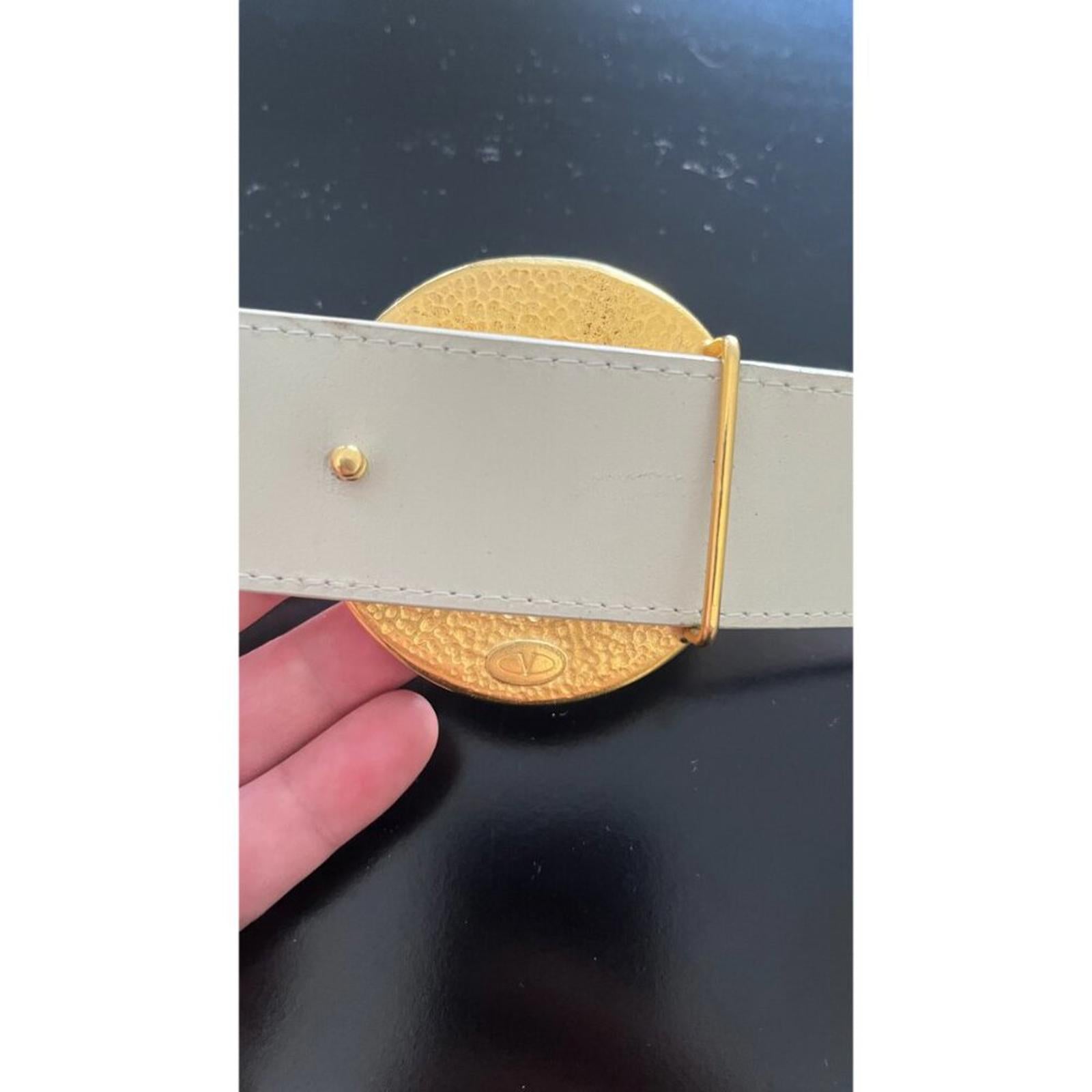 AUTH VALENTINO GARAVANI PRECIOUS STONE  GRIPOIX BELT