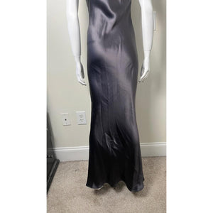 MARIA GRACHVOGAL LIQUID METAL METALLIC SLIP DRESS S