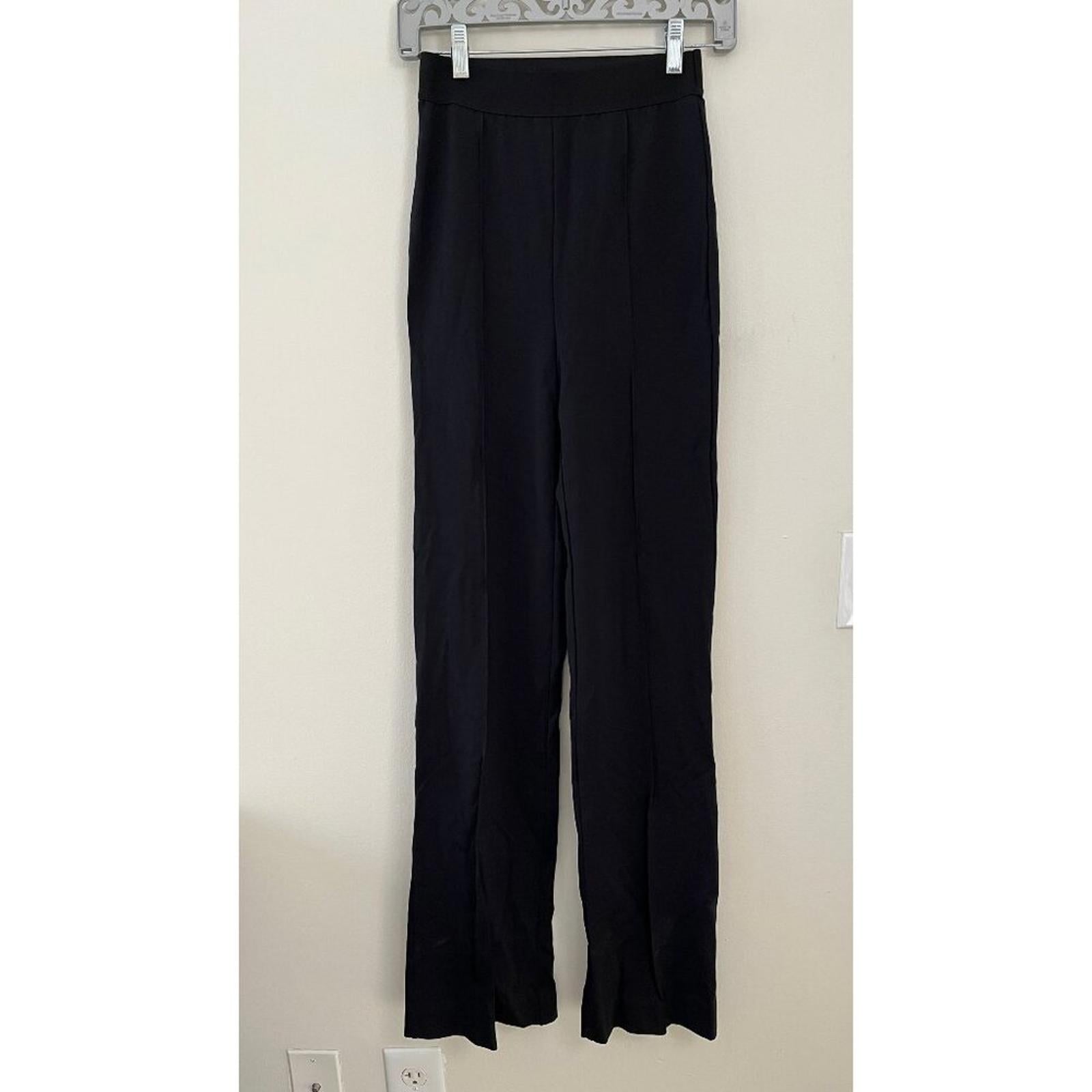 WARDROBE.NYC  X RHW STRETCH FLARED SLIM FIT HIGH WAIST PANTS