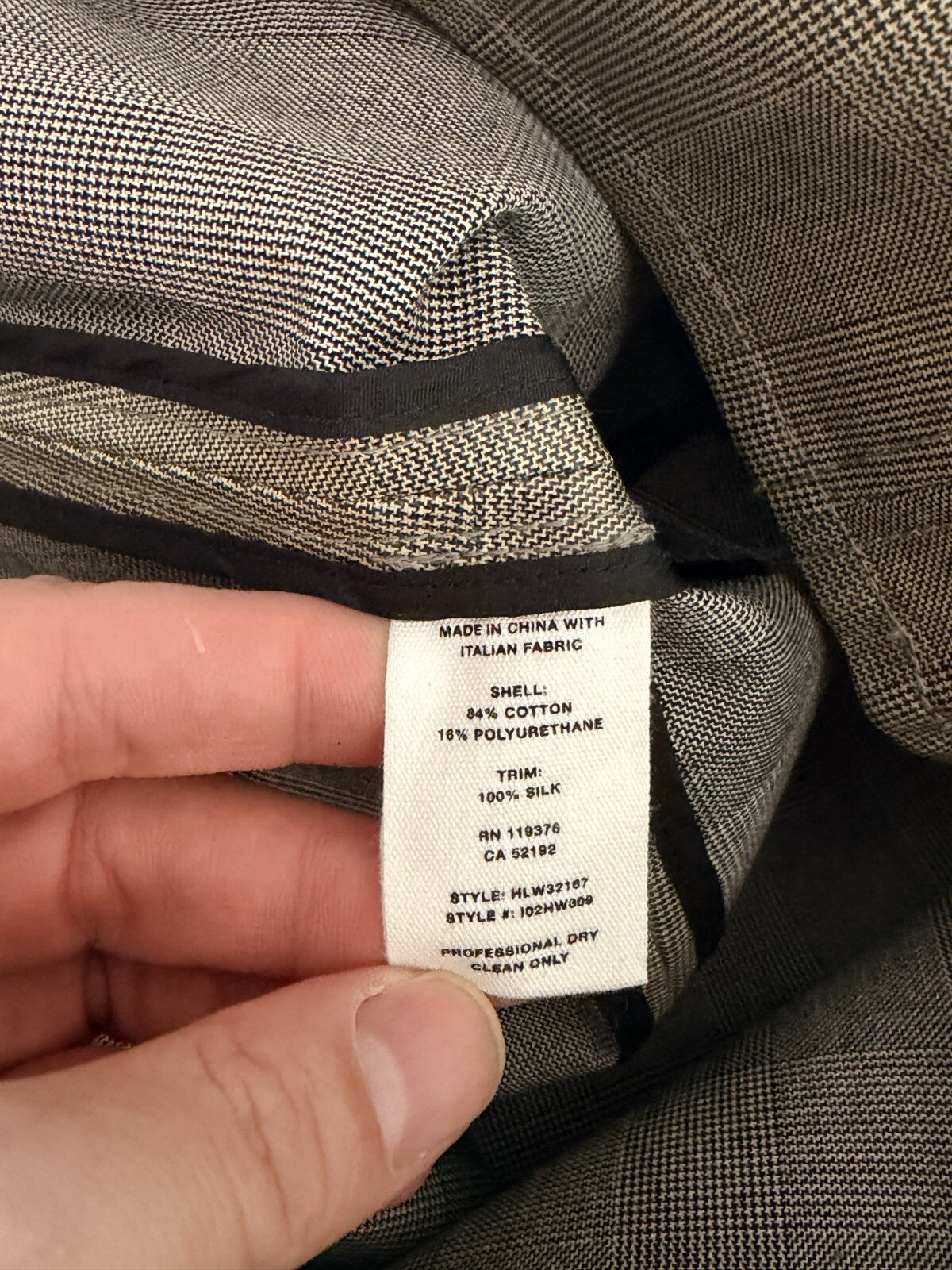 NWOT HELMUT LANG GRAY PLAID PATENT MINI SKIRT SIZE US 0 26