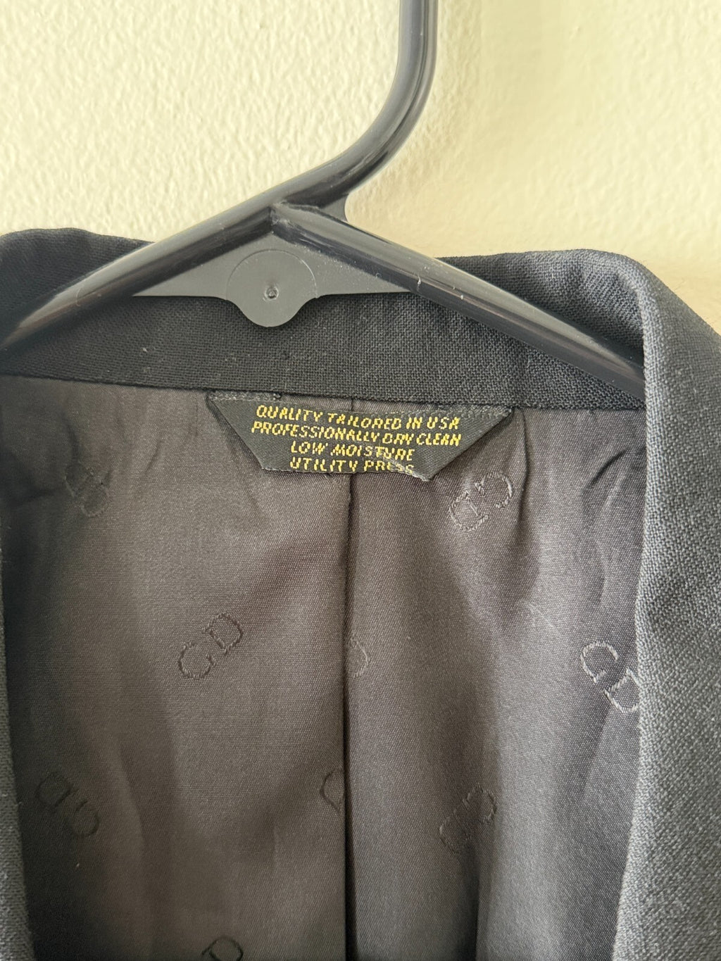 Vintage Christian Dior Tuxedo Jacket 44R UNION MADE