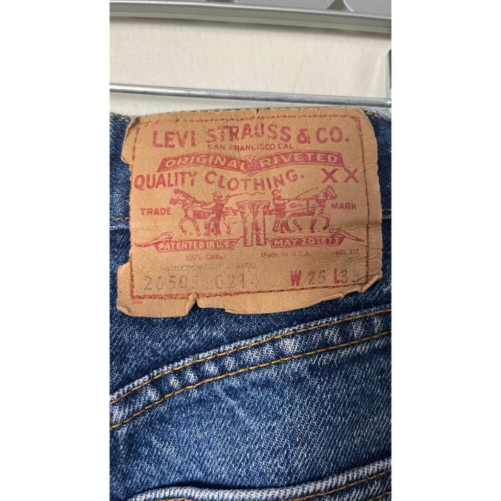 LEVIS 505 80'S High Waist Mom Jeans