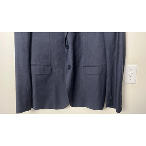 Armani  Collezioni Navy Blue Micro striped  2 Piece Suit Jacket Pants Set