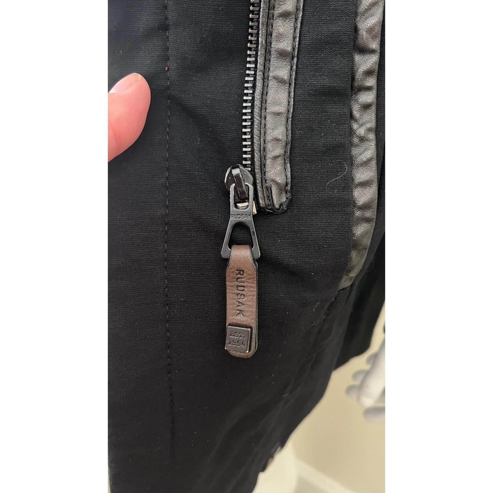 RUDSAK Avant Garde Asymmetrical Leather Jacket