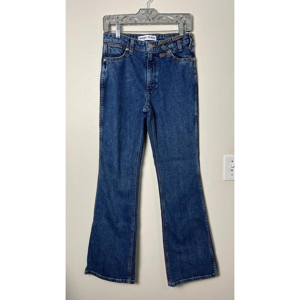 Wrangler + STAUD THE LOOSE JEAN FLARE BOOTCUT WESTERN JEANS 26