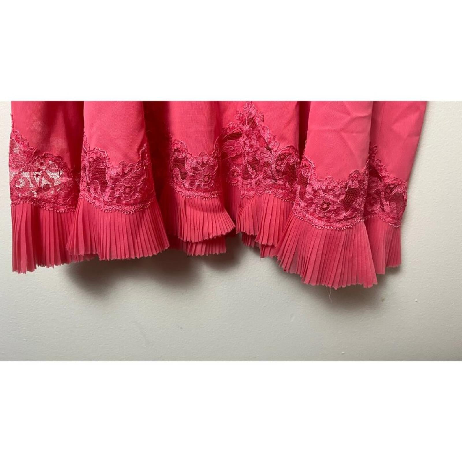VANITY FAIR Pleated Slip Dress