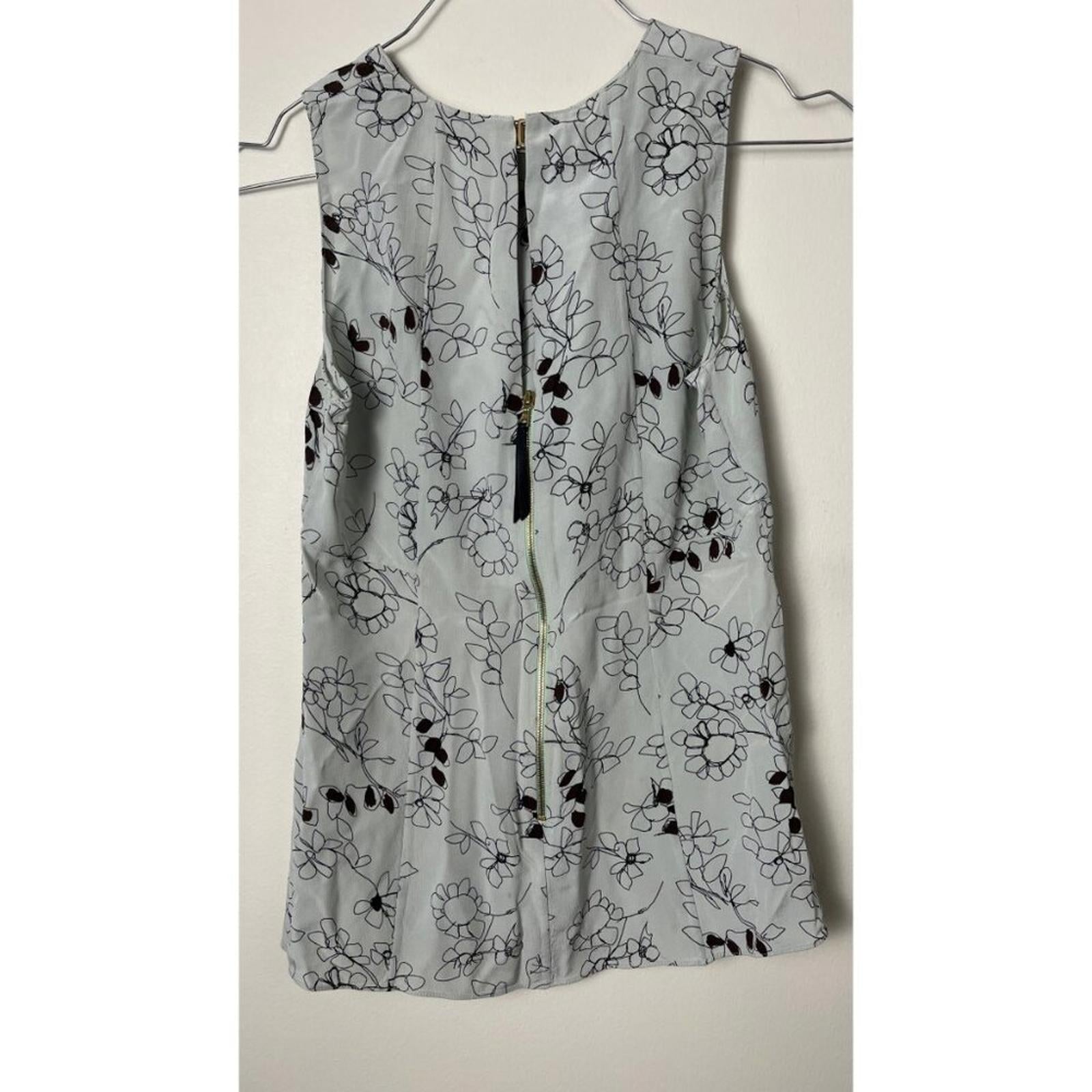 MARNI COLLECTION SILK FLORAL BLOUSE SMALL