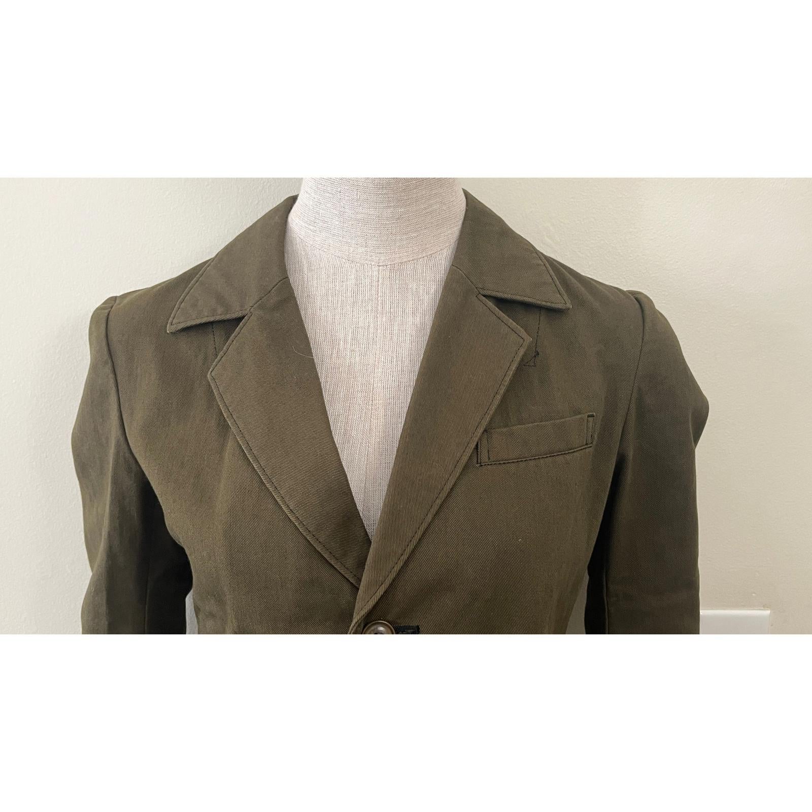 Y'S YOHJI YAMAMOTO Green Army Jacket