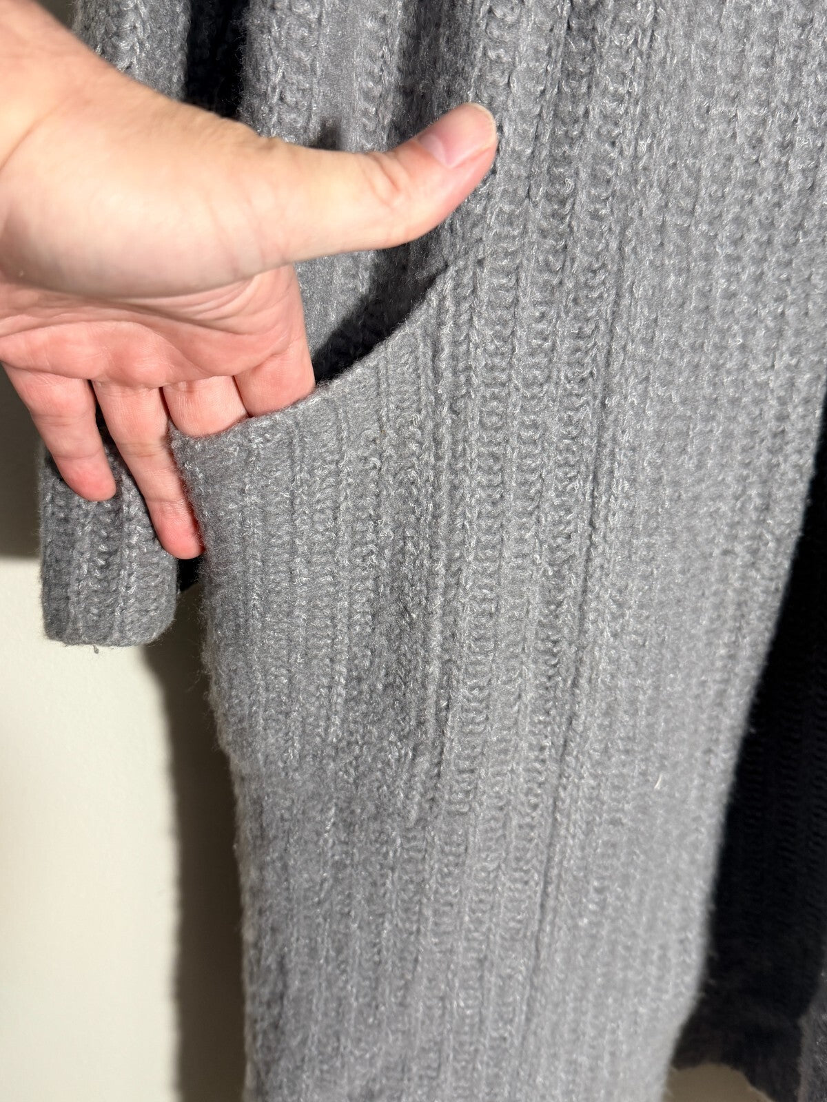 GABRIELA HEARST GUNNERSBURY CASHMERE MIDI CARDIGAN SWEATER S