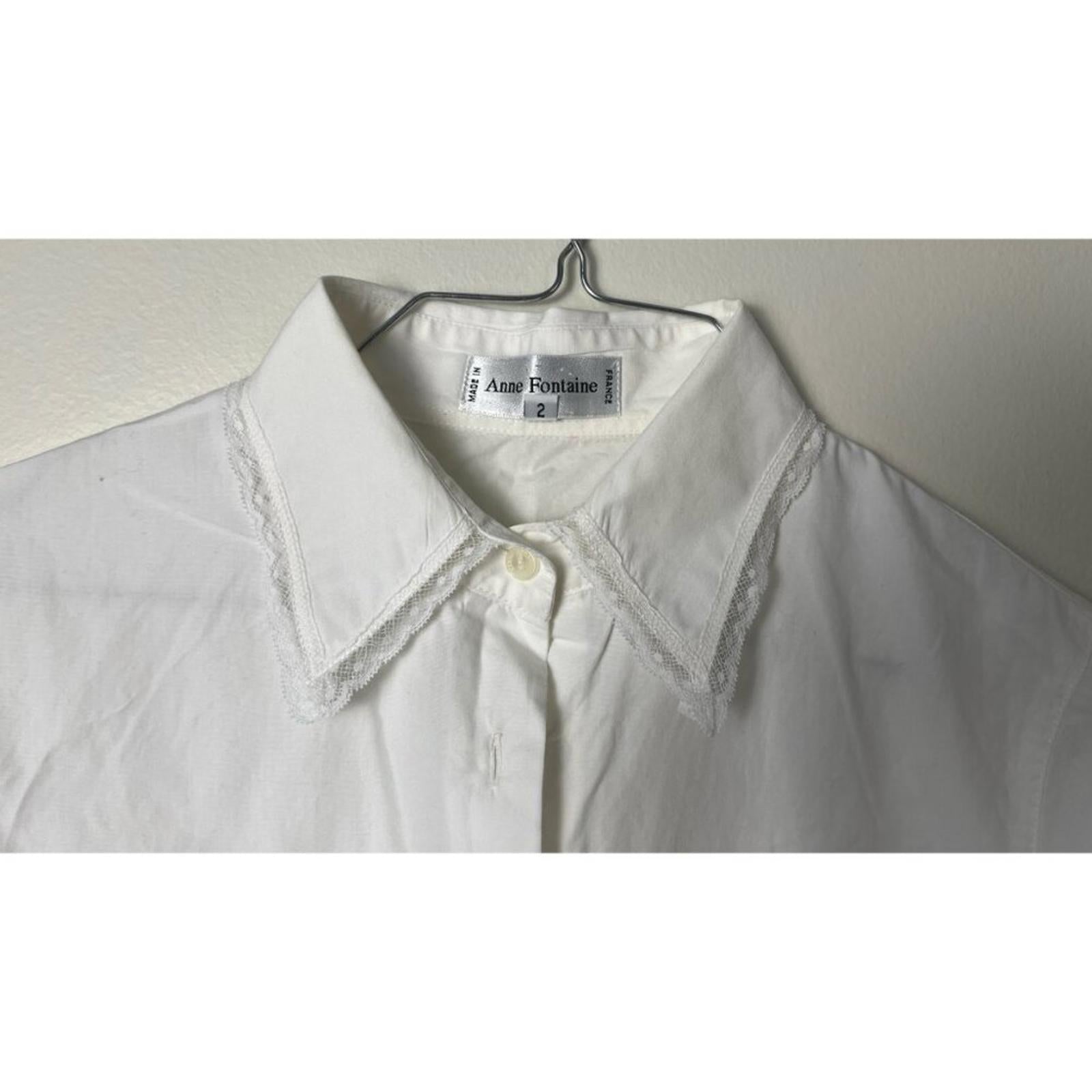 ANNE FONTAINE French Lace Blouse