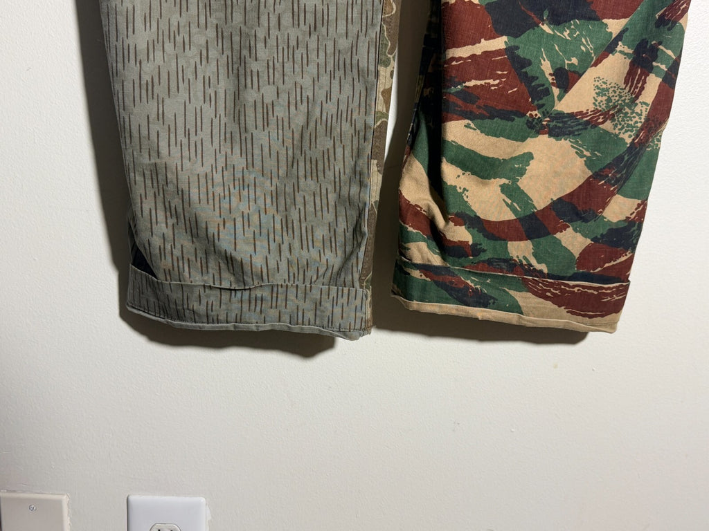 SOUTH2 WEST8 NEEDLES CRAZY CAMO FATIGUE ARMY STRAIGHT LEG PANTS NEPENTHES