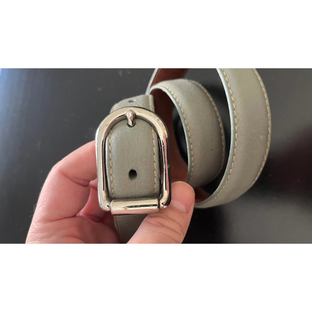 COACH Silver Buckle Belt