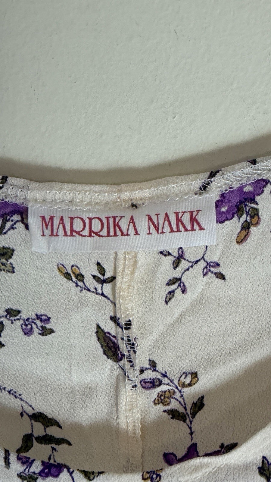 Marrika Nakk Floral Lace Dress Tiered  Boho Wedding Mariposa Dress 0/S