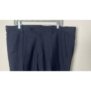 Armani  Collezioni Navy Blue Micro striped  2 Piece Suit Jacket Pants Set