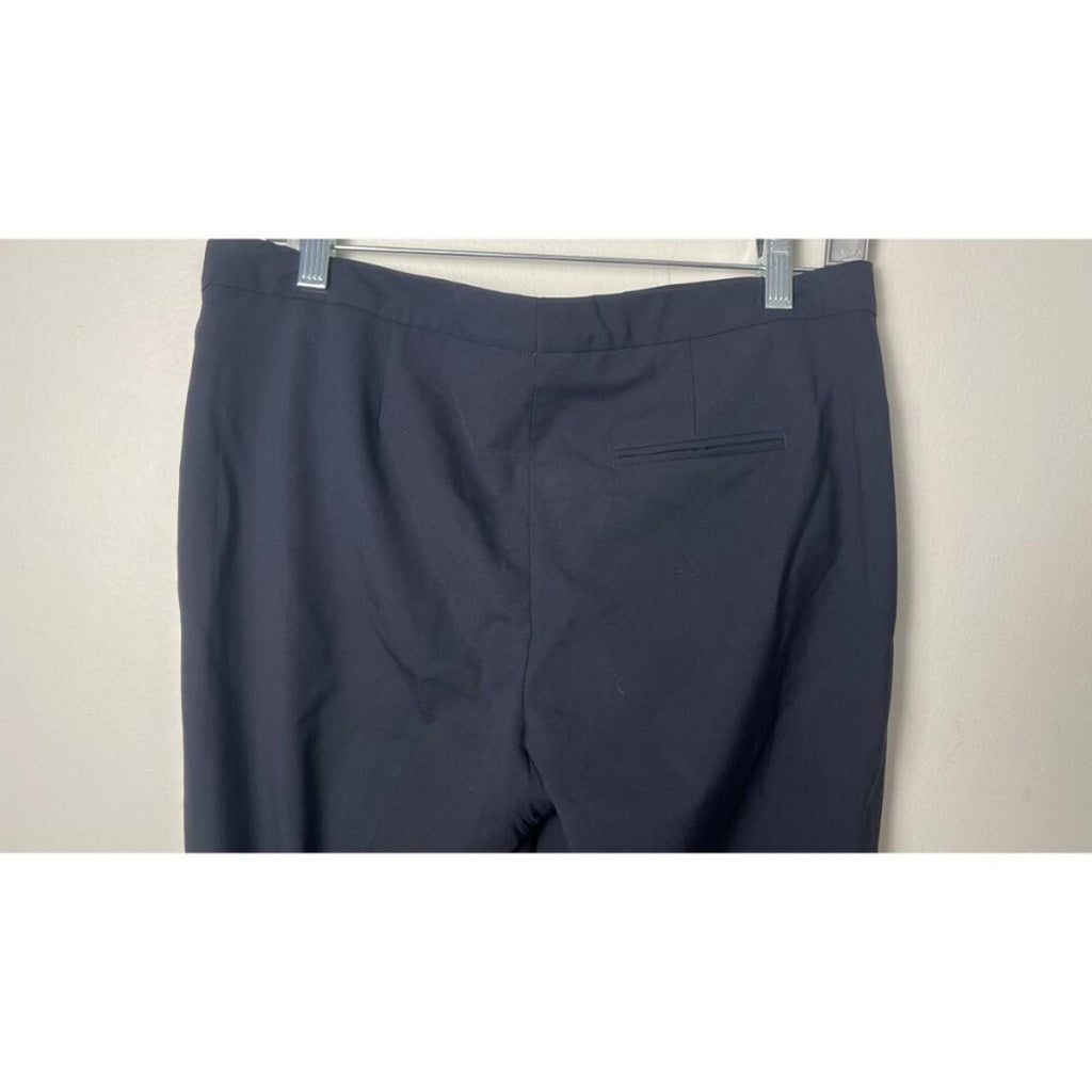 JIL SANDER BLACK TAILORED TAPERED DRESS PANTS  6