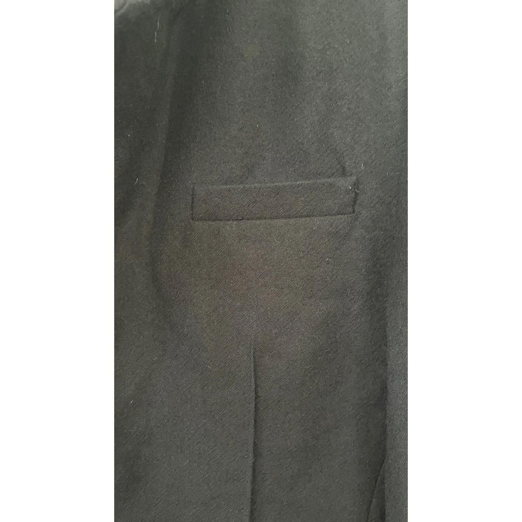 CROQUIS Black Boiled Wool Blazer