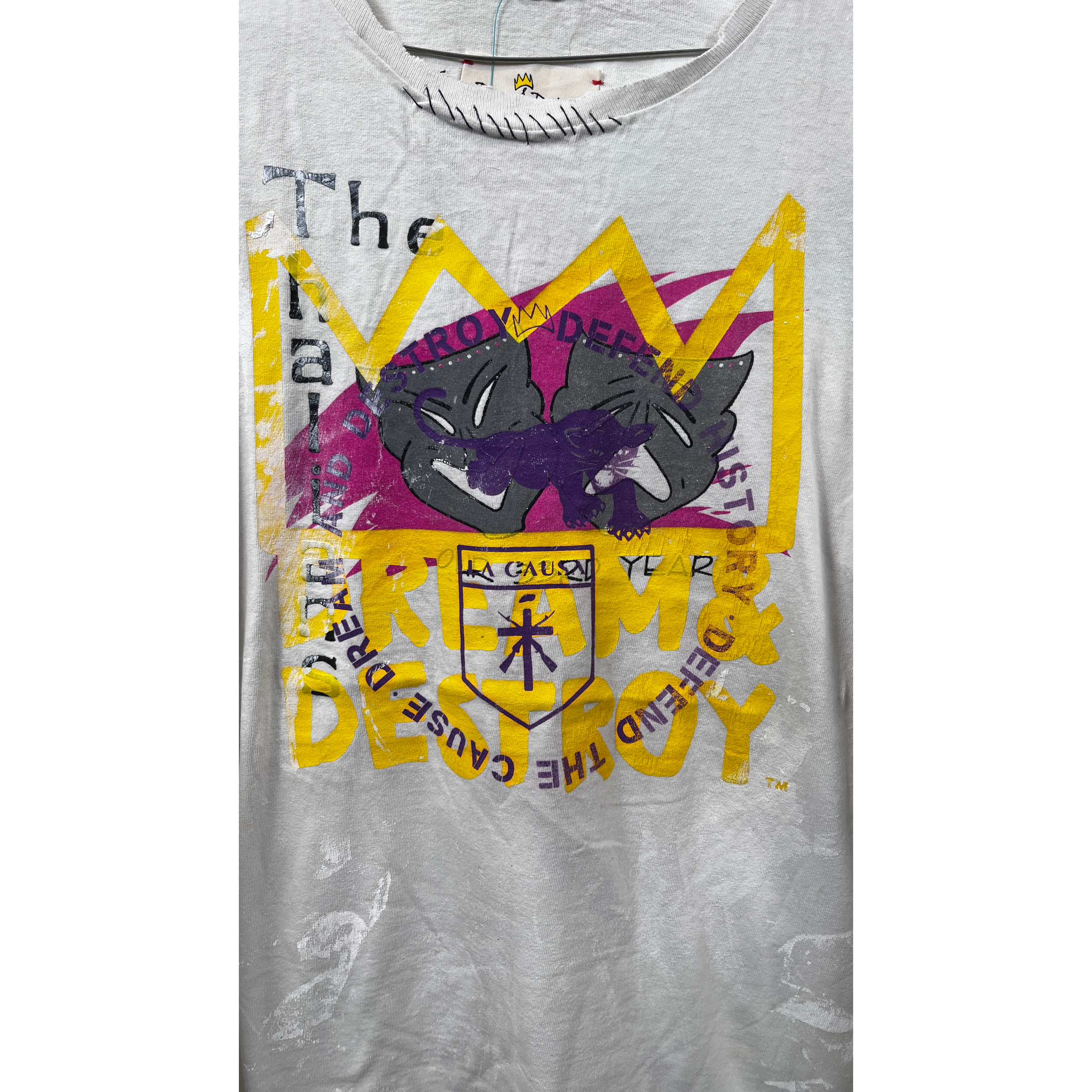 DREAM AND DESTROY Mask Defend History T-Shirt