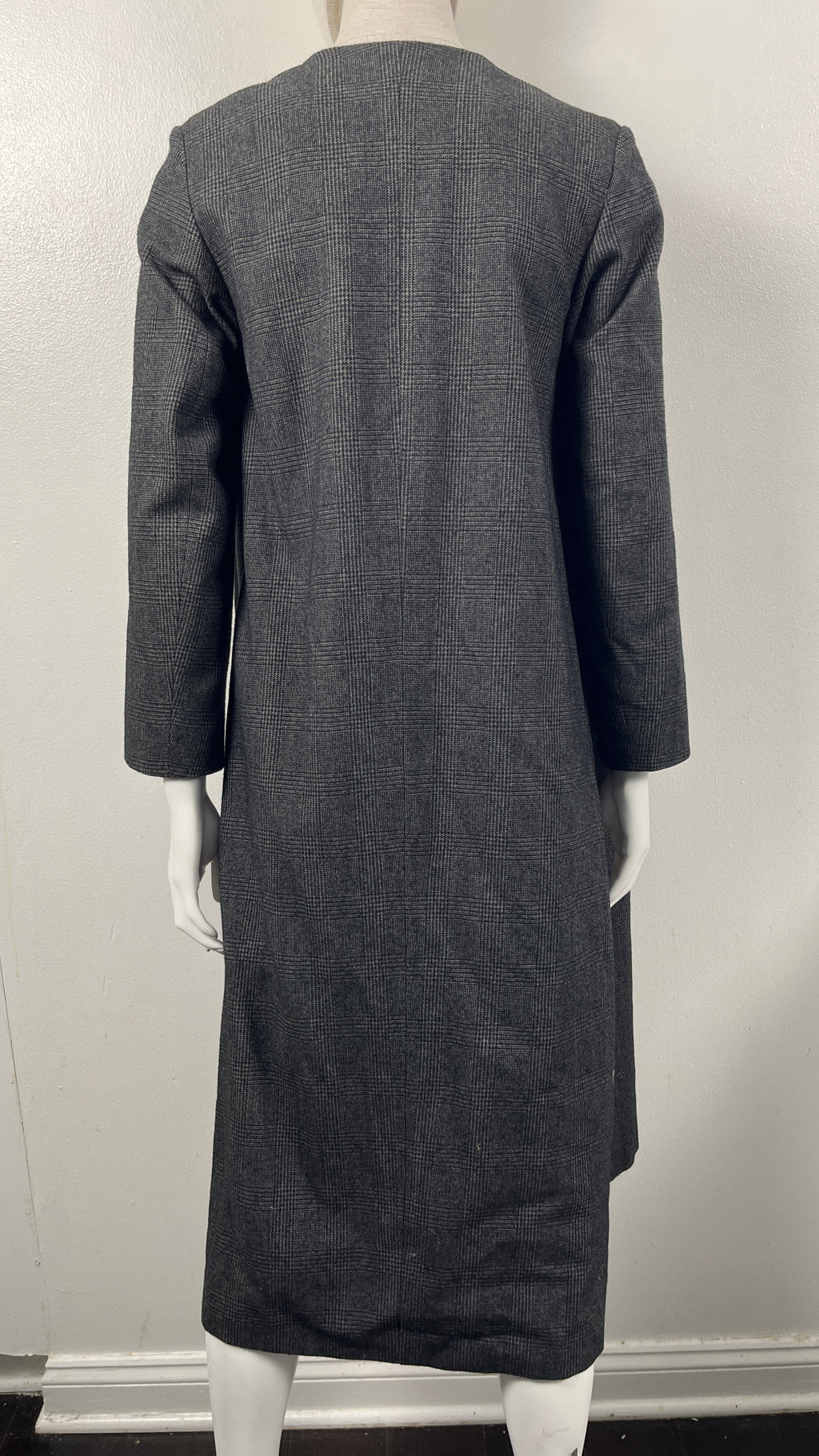 Yune Ho Houndstooth Duster Jacket