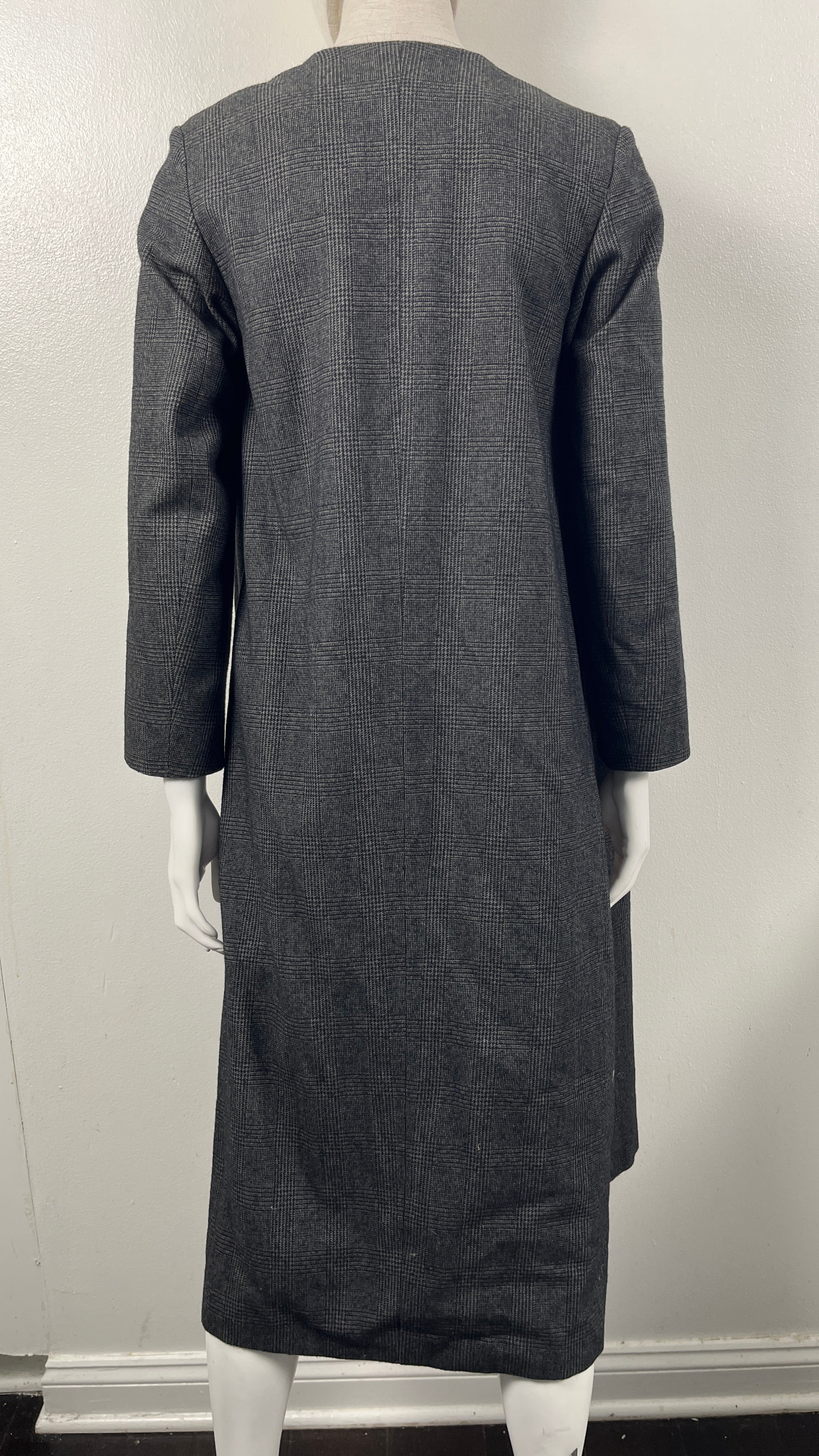 Yune Ho Houndstooth Duster Jacket