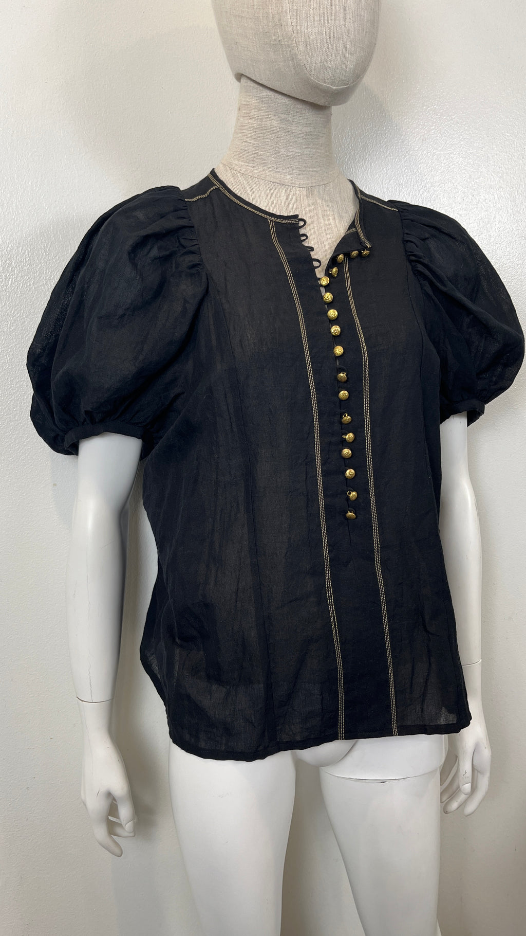 Native Village Linen Boho Blouse