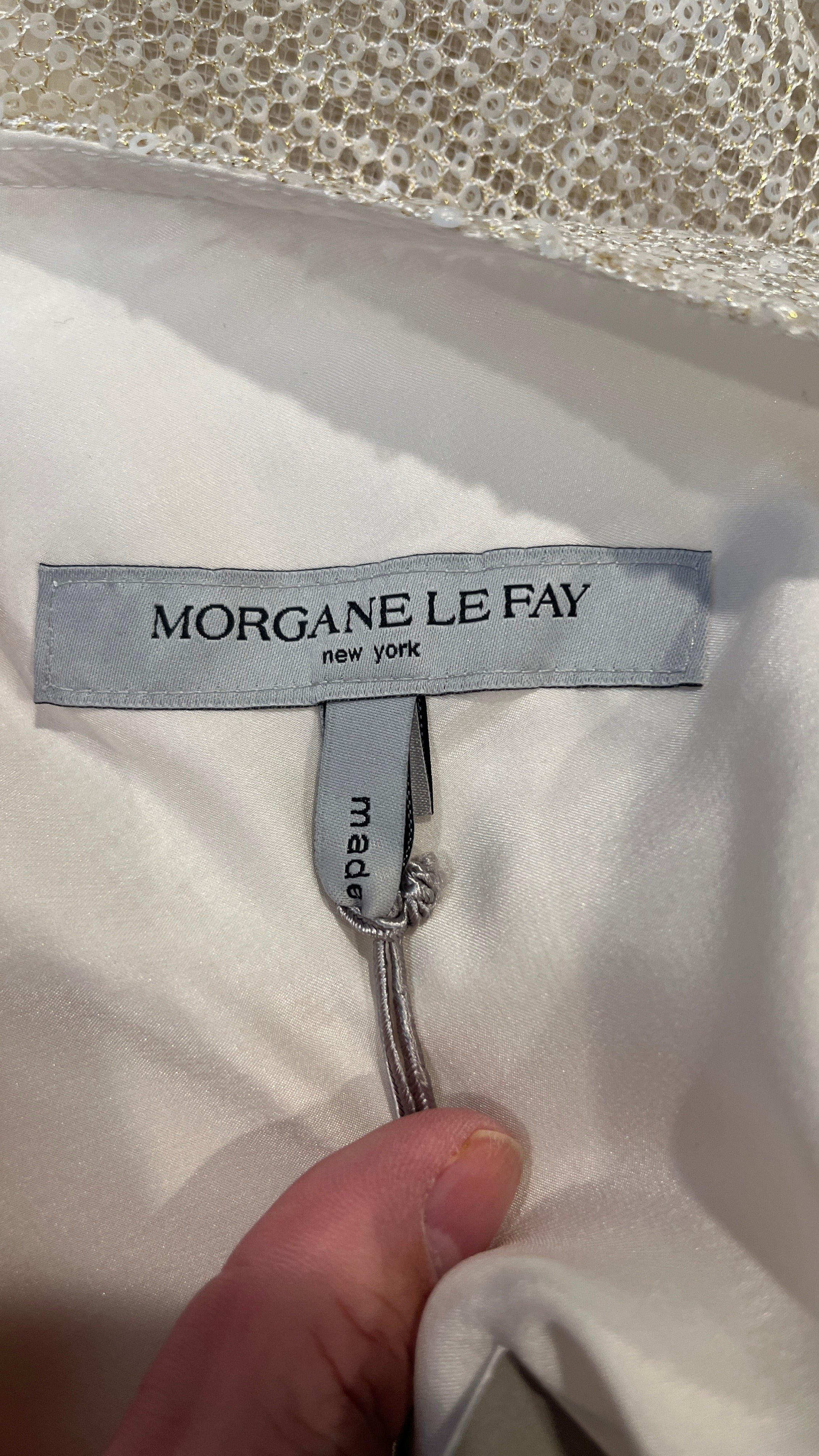 Morgane Le Fay Sequin Knit Bridal Skirt