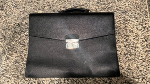 Prada Black Attache Briefcase