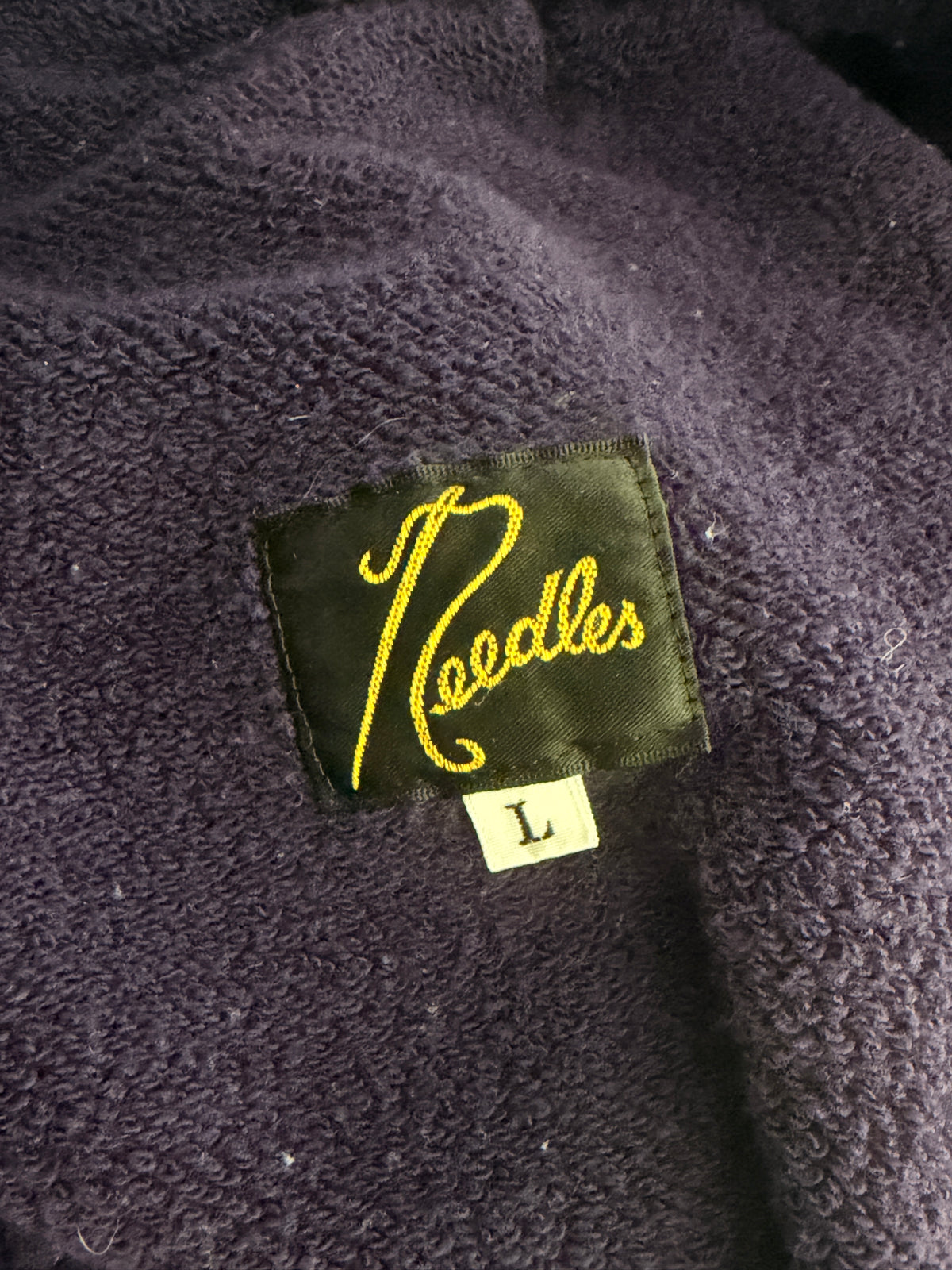 Needles Deconstructed H.D. Sweatpants Cotton French Terry Purple L NEPENTHES