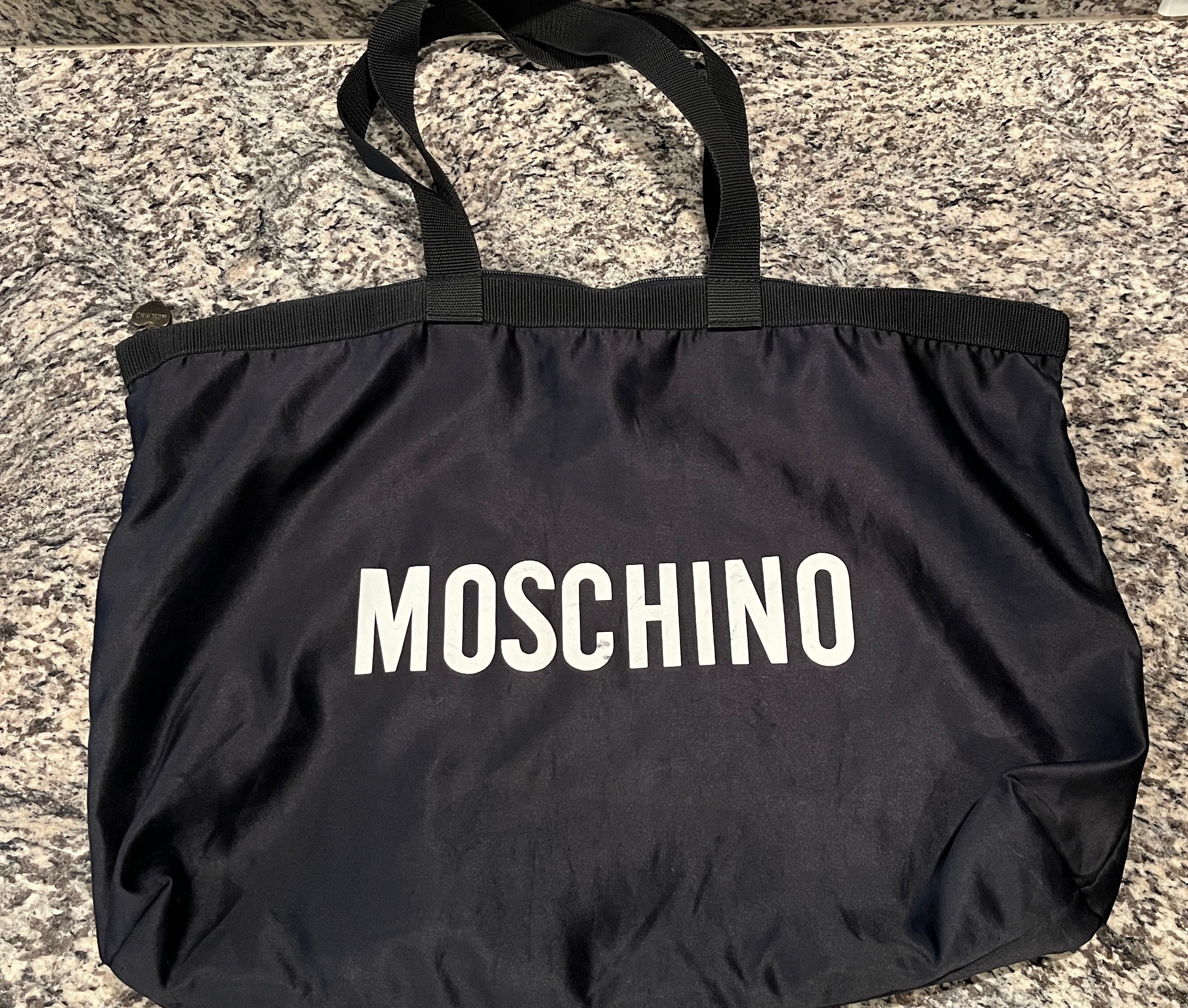 Moschino Black Oversized Tote