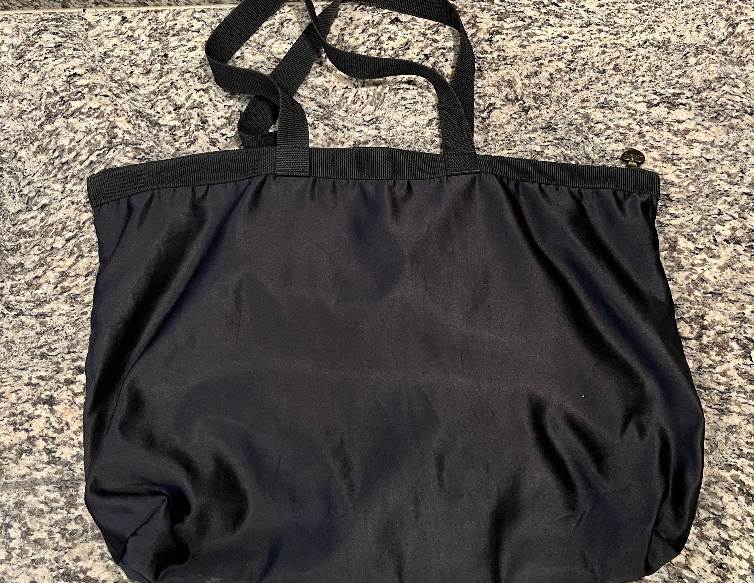 Moschino Black Oversized Tote