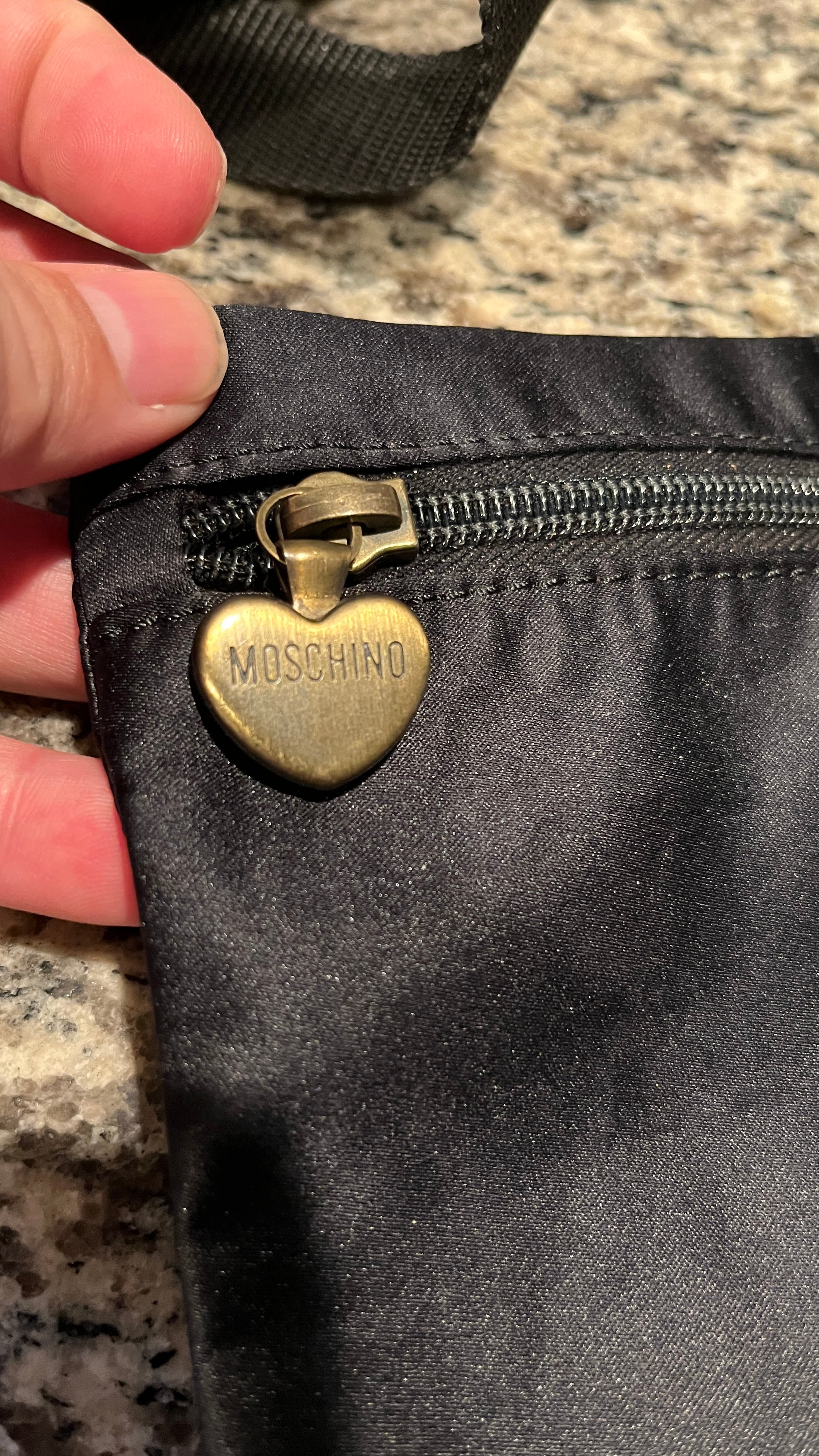 Moschino Black Oversized Tote