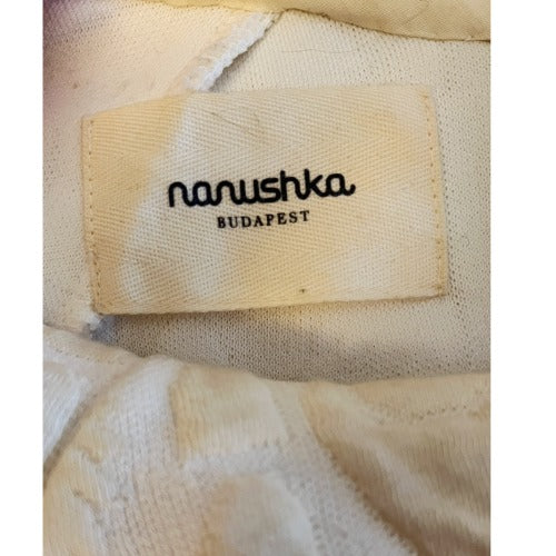 Nanushka Flocked Oversized Dress