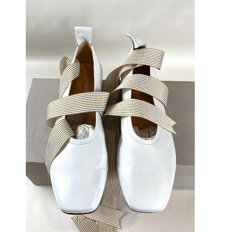 Fabio Rusconi Kid Leather Ballerina Flats