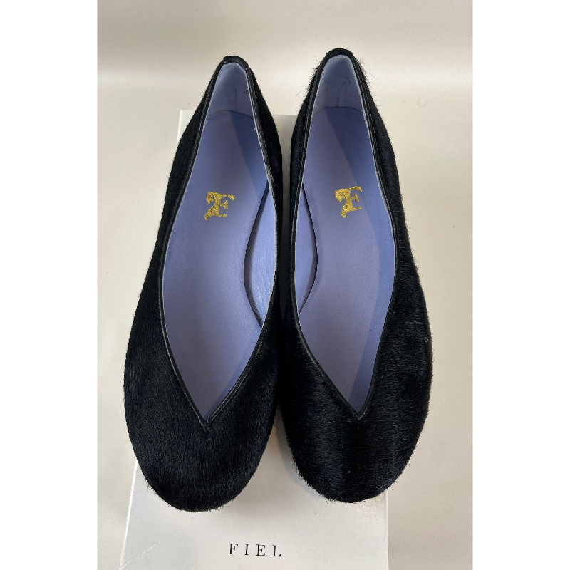 Fiel Calf Black Flats