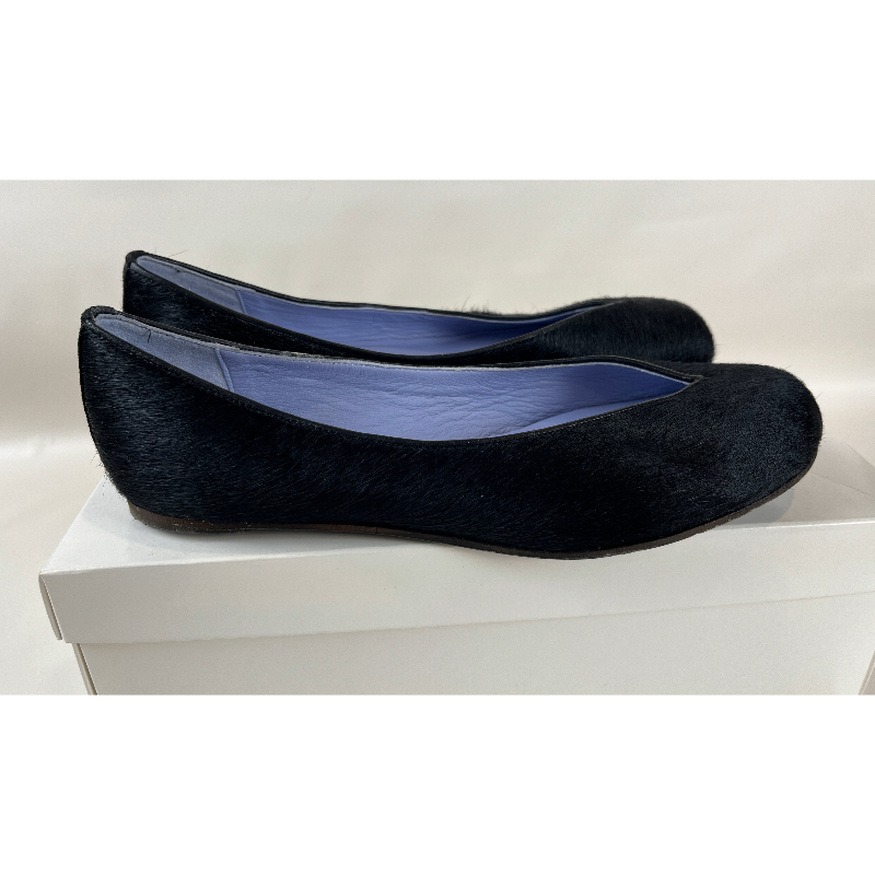 Fiel Calf Black Flats