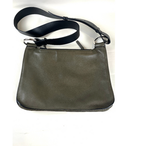 Marni Olive Double Flap Saddle Bag