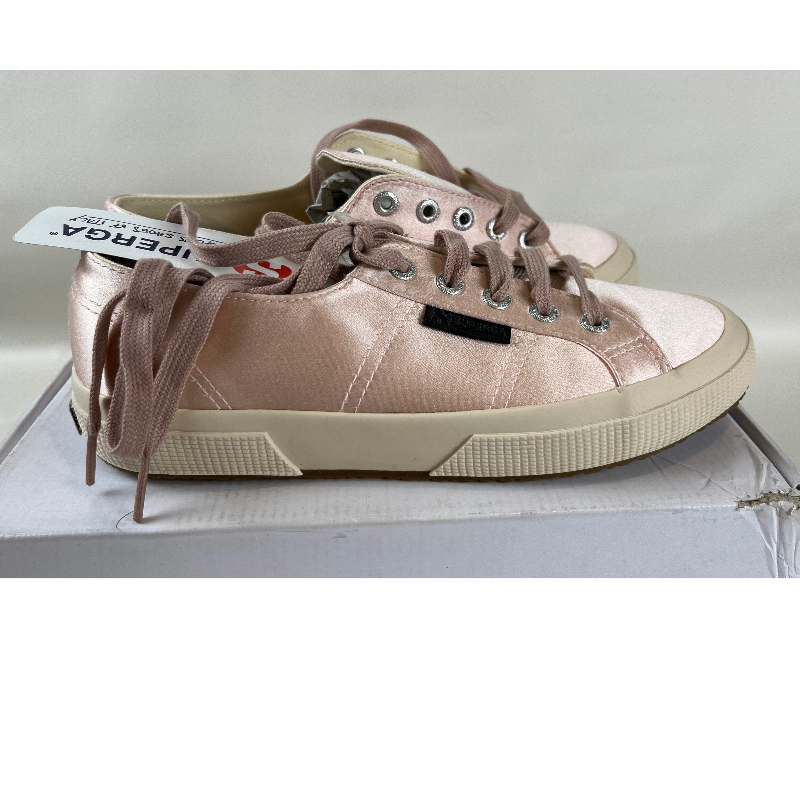 Superga X The Man Repeller Pink Satin Shoes
