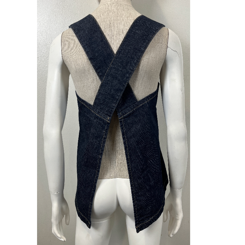 Flora Anamalia Denim Criss Cross Denim Top