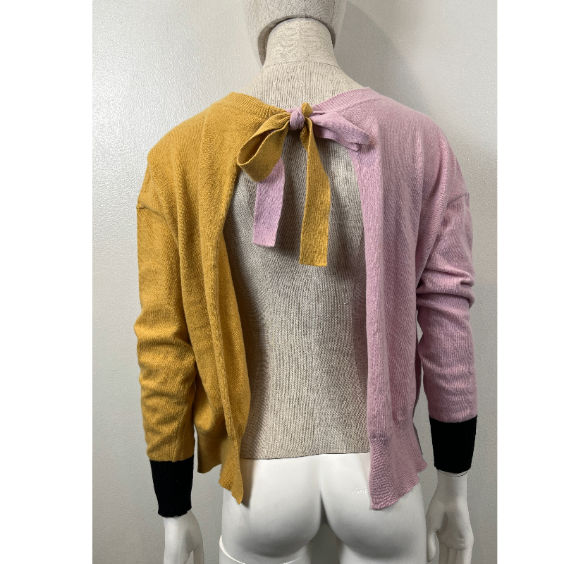 Marni Colorblock Cashmere Blend Cardigan