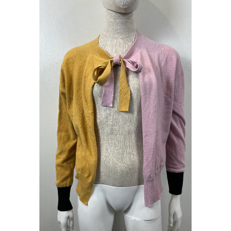 Marni Colorblock Cashmere Blend Cardigan