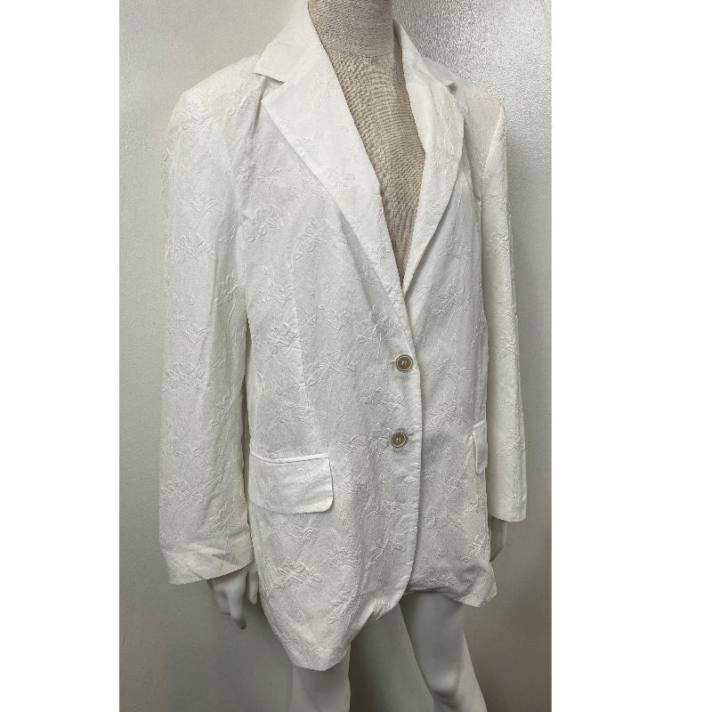 Erika Cavallini Flocked Floral Blazer
