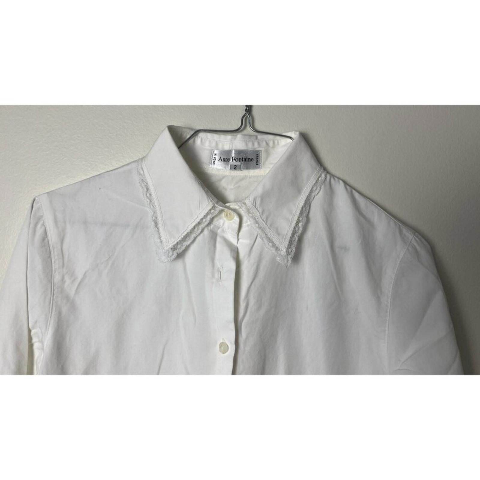 ANNE FONTAINE French Lace Blouse
